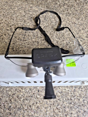 Orascoptic dental Loupes 3x Magnification NO RX WITH HEADLAMP, & BATTERIES