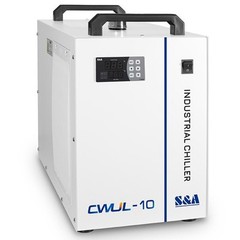 Scotle 10W UV Laser Marking Machine Engraver & Chiller For Glass Wood Metal PVC
