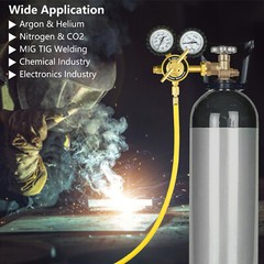 Nitrogen Regulator, 0-800 PSI, 0-4000PSI Output Pressure,CGA580 Inlet Connection