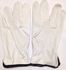 12 Pair Pack, Goat Skin Grain Leather Drivers, work safety gloves (PPE)