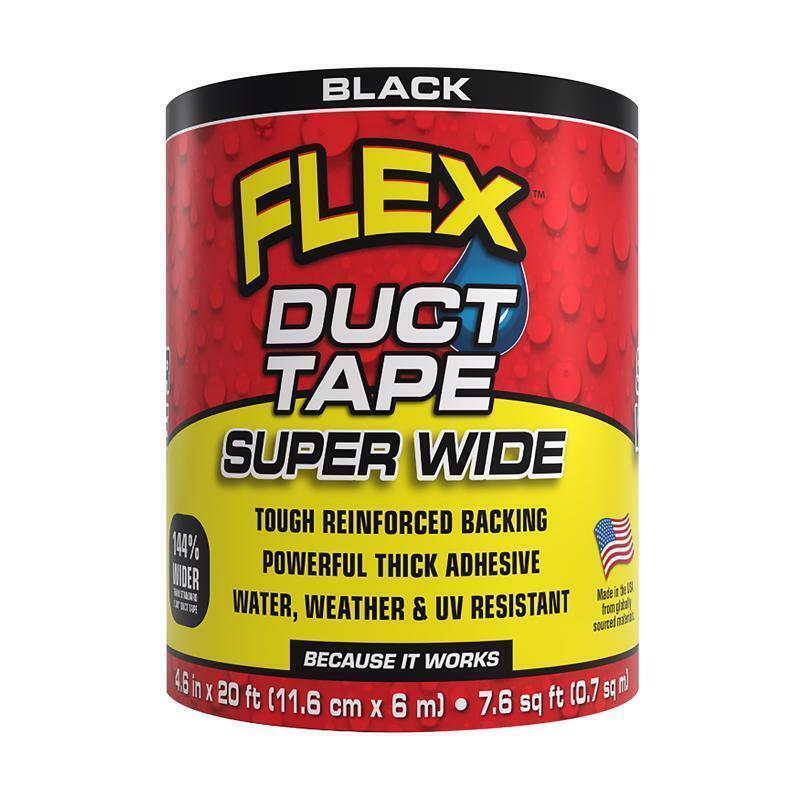 Flex Seal Family of Products Flex Super Wide Duct Tape 4.6 in. W X 20 ft. L