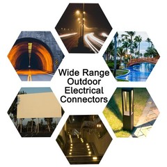 IP68 Outdoor Junction Box Waterproof Electrical Wire Cable Connector,M16 for …