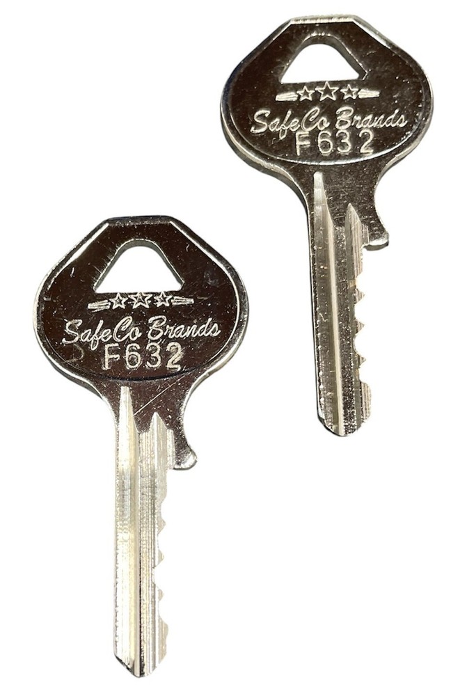 SafeCo Brands Override Keys to Fit Master Combination Locks Cut to Your Code