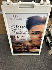 Miami 24×36 Aframe Sidewalk Sign Sandwich Board Deluxe Signicade Quality