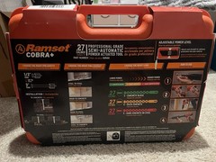 Ramset 16944 Cobra+ 0.27 Caliber Semi-Automatic Powder-Actuated Tool w Silencer