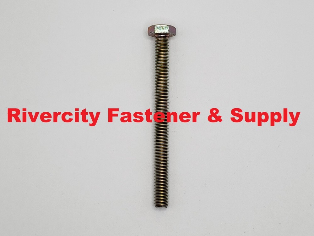 1/4-20 x 3 Tap Bolts Grade 8 Hex Head Screws 1/4×20 x 3 Full Thread 1/4×20 x 3″