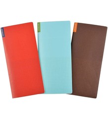 Hobonichi Weeks Memo Pad Set Red Blue Brown