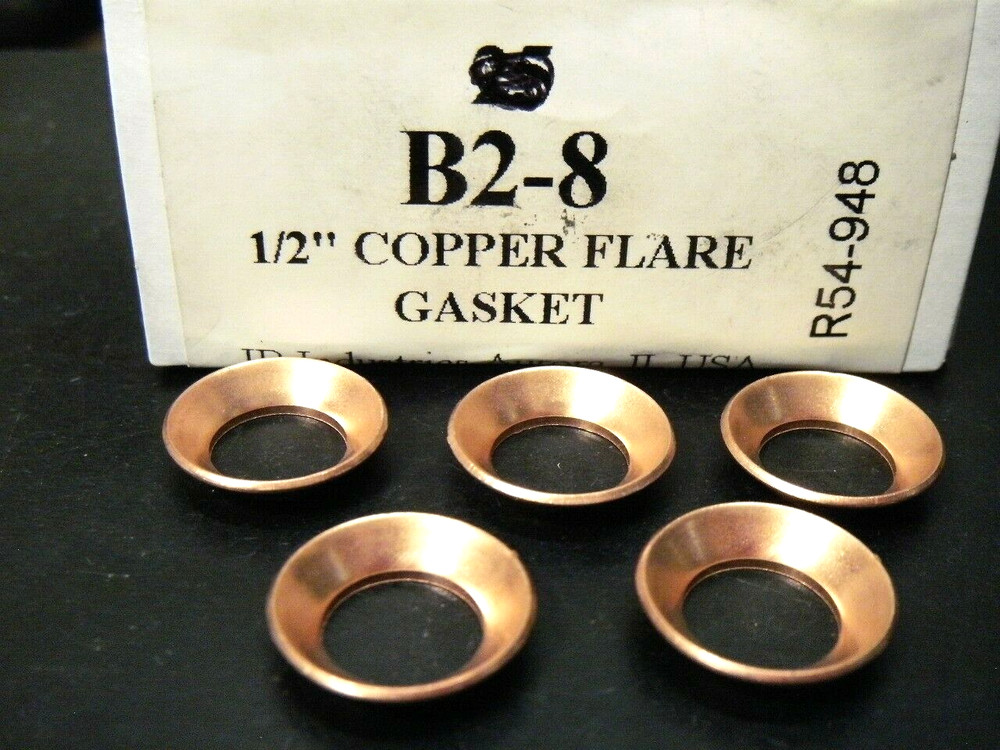 Just Better JB B2-8 Copper 1/2″ Flare Gasket Qty = 5