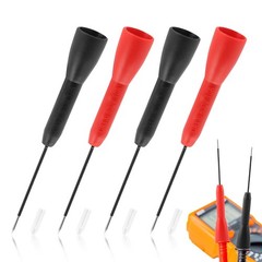 4 Pack Multimeter Needle Probe Pins, 2mm Extended Needle Test Probes, 600V/10…