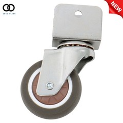 4PCS 2″ Swivel Caster Wheels with U Bracket (2 with brake&2 without) 360-Degree