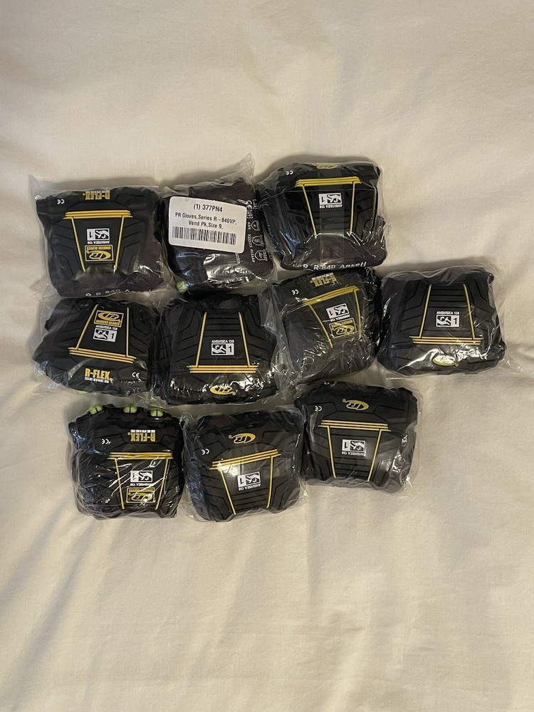 Ansell PR Gloves Series R Size 9 Bulk 10 Pairs Ringers R840Abrasion/Impact Glove