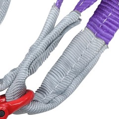 6600LBS Capacity 5FT Lifting Slings with G80 4 Legs Grab Hook and Adjuster