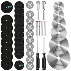 Cutting Wheel Set, 44Pcs Pro Cutting Wheels Kit for Dremel Cut Off Wheels, Resin
