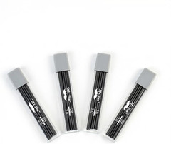 – 2.0 Mm Lead Refills, 48 Pack , Black, 2B, 90 Mm Length, Bold
