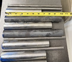 8620 HR & CD Alloy Steel Round Bar Stock – 13 Pieces – 26.25 lbs – Machinable