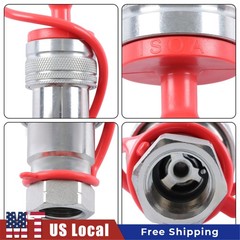 1/2″ Npt Hydraulic Quick Connect Tractor Couplers Ball Pioneer Style 2 Sets