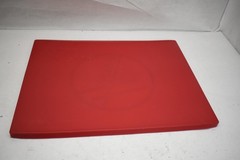 Hoover Silicone Vacuum Mat Tray Flexible Utility Pad 15×19 Inch Red New