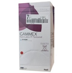 *50-Pair* Ansell Gammex Non-Latex PI Textured PF PI-KARE Size-7.5 Glove 20688275