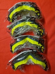 Hex Armor LT300 TruShield Clear Anti-Fog Safety Goggles (Qty. 4 Pair) New-Sealed