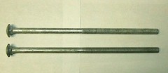 1/2″-13 X 12″ GALVANIZED CARRIAGE BOLTS – LOT OF 10 PCS.