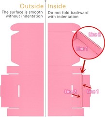 Pink Shipping Boxes for Small Business Pack of 15-12x10x6 inches Cardboard Co…