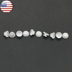 US Dental Orthodontic Composite Ceramic/Metal Lingual Button Bondable Round Base