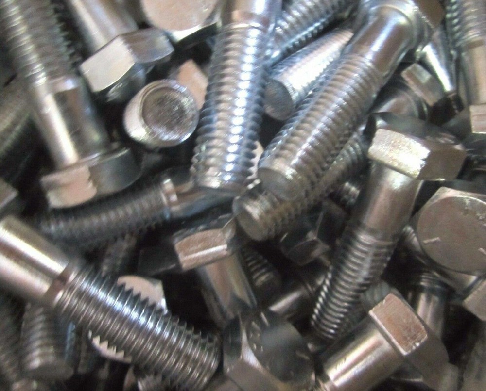5/8-11 X 2 1/2 Hex Head Cap Screws Grade 5 Zinc Plated 125 Pieces