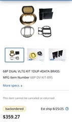 THOMAS & BETTs Dual68p Dual viltage kit