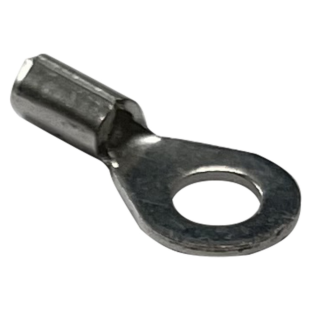 (100) Non-Insulated 22-18 Gauge #8 Ring Terminal Uninsulated Wire Connector USA