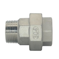 Stainless Steel Union 1″ in NPT Pipe Split Coupling Male to Female MF