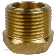 2 PC 1″ Male x 3/4″ Female Hex Reducer Bushing Adapter Pipe Reducing Fitting