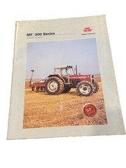 Massey Ferguson MF 300 Series Tractor Sales Brochure 1996 55-95 PTO HP