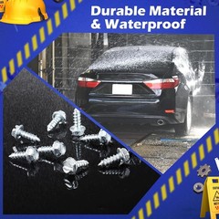 Car License Plate Screws Tornillos para Placas De Carro Tag Screws 200