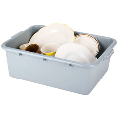 (6-Pack) Bus Plastic NSF Restaurant Dishwasher Tub Box Meat Lugs 20″ x 15″ x 7″