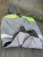 RefrigiWear 7250R Freezer Edge Insulated Bib Overalls Hi Vis 2XL Gray -30F