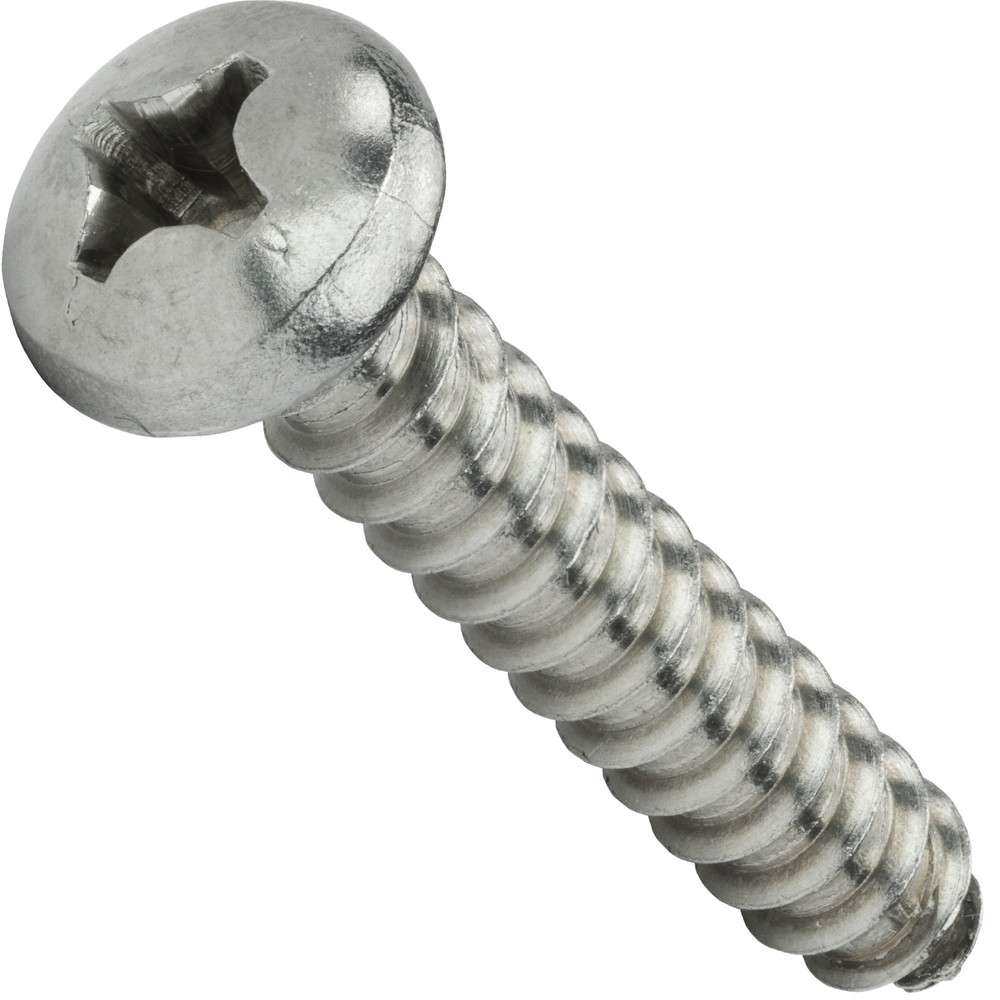 #10 x 3/4″ Sheet Metal Screws Self Tapping Pan Head Stainless Steel Qty 25