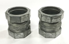 Neer 2 inch Compression Conduit Coupling TC-616 [Lot of 2] NOS