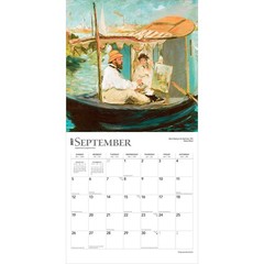 Impressionists | 2027 12×24″ (Hanging) Monthly Wall Calendar | Plastic-Free
