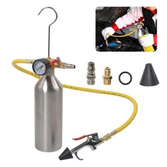 AC Flush Kit Automotive Air Conditioner System Clean Canister Flushing Gun Tool~