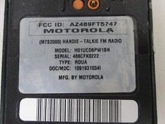 MOTOROLA LOT OF 20 H01UCD6PW1BN RADIO ONLY TYPE UCKA RDUA
