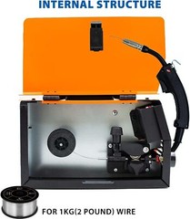 HITBOX HVM200 110V 3IN1 Portable MIG Welder ARC Lift TIG Gasless IGBT Welder