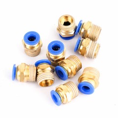 10PCS Pneumatic 1/4″ Tube X 1/4″ Npt Male Connector Push To Connect Fitting UE