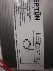 2 yes 2 NEPTUN NIB-C/R-040W-UNV ELEC BALLAST USE WITH CIRCLE/RECTANGLE 40W 277V