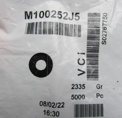 100 Pcs Steel Shim/Spacer Washers .707″ OD x .314″ ID x .010″ Thick Valving Disc