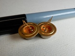 Western Electric Gold Plated 58A Transistors Qty 2 NOS