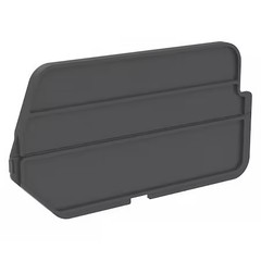 Akro-Mils 40239 Plastic Divider, Black, 10 7/32 In L, 6 3/8 In H, 6 Pk