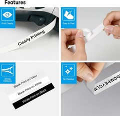 Self-Adhesive 3-Pack DYMO LT Label Maker Tape – Easy Peel with No Residue