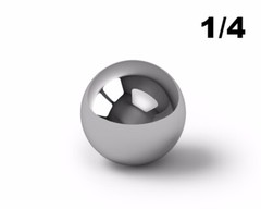 100 1/4″ Inch G25 Precision Chromium Chrome Steel Bearing Balls AISI 52100