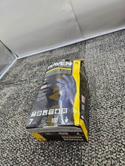 (QTY 300) SAS Raven 66519 Black Nitrile Gloves Powder Free 7mil XLarge XL