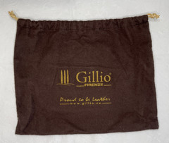 Gillio Firenze Compagna Personal 30mm Dark Brown Italian Leather Planner